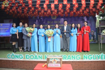 Đại hội Công đoàn Trường mầm non Hoa Trạng Nguyên lần thứ III - Nhiệm kỳ 2025 -2030